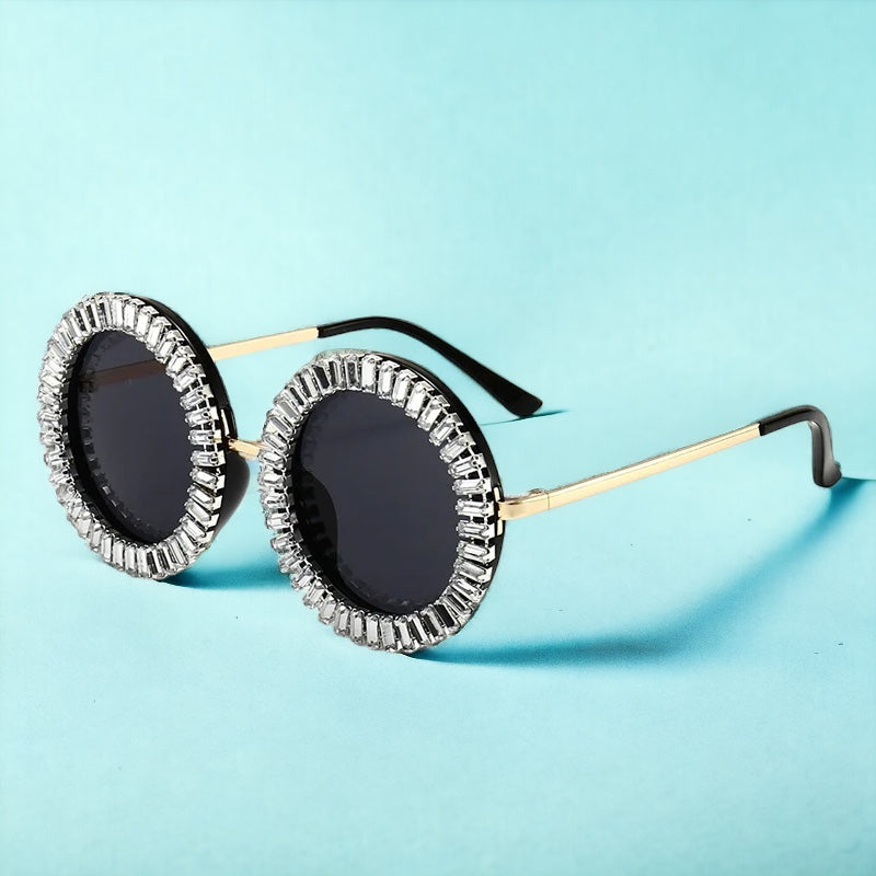 Gemstone Glam Stud Sunglasses