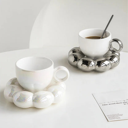 Puffy Dream Ceramic Coffee Mug Set