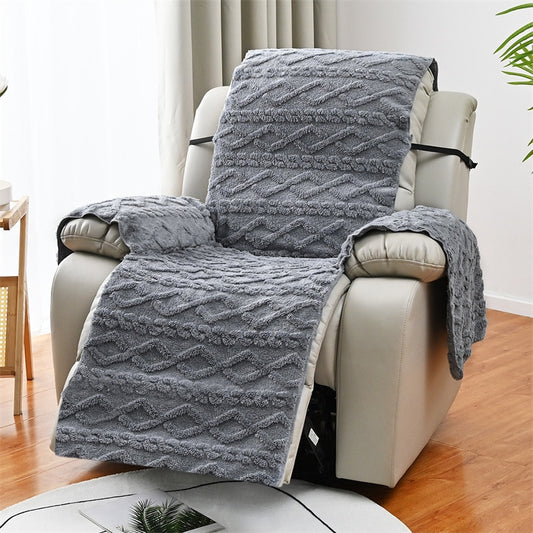 7 COLORS / 3-Piece Set Quilted Armchair Recliner Cover Anti Slip Sofa Couch Protector For Couches Slipcover