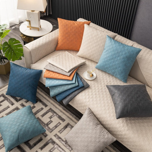 5 FARBEN / Sofa-Couch-Bezug, wasserabweisende Schutzüberwürfe für Sektionalbezug, geometrisches Design, Kunstlederstoffe / 7 FARBEN