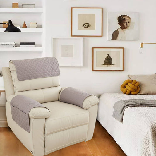 Housse de fauteuil inclinable matelassée, ensemble de 7 couleurs/3 pièces, antidérapante, protection de canapé pour canapés