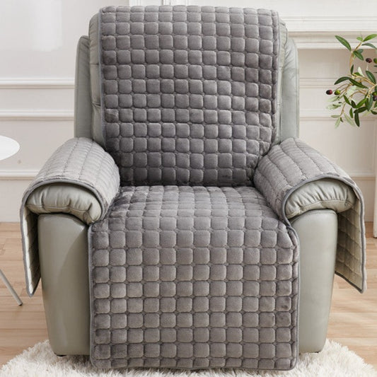 3 couleurs/bloc polaire matelassé fauteuil inclinable couverture canapé protecteur canapé jeter pour canapés sectionnel housse